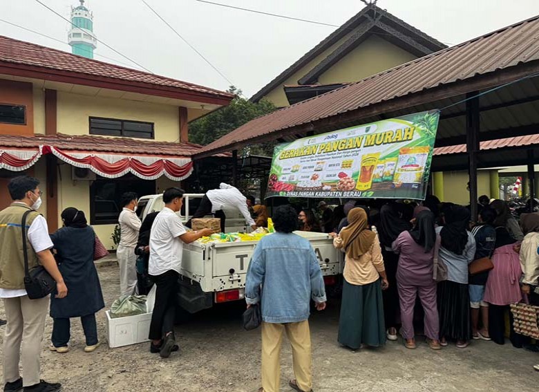 Pemkab Berau Perkuat Gerakan Pangan Murah Melalui Kolaborasi dengan Bulog dan Pemasok Pangan Lokal untuk Stabilkan Harga Pasar