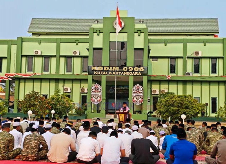 Karhutla Tak Kunjung Padam, Kodim 0906/Kukar Berikhtiar Lewat Salat Istisqa