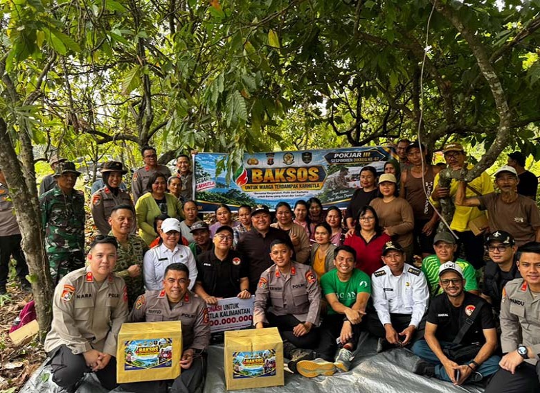 Karhutla Ganggu Mata Pencaharian Petani di Berau, Sespimmen Polri Angkatan 67 dan Raffi Ahmad Turun Tangan Salurkan Bantuan Rp500 Juta