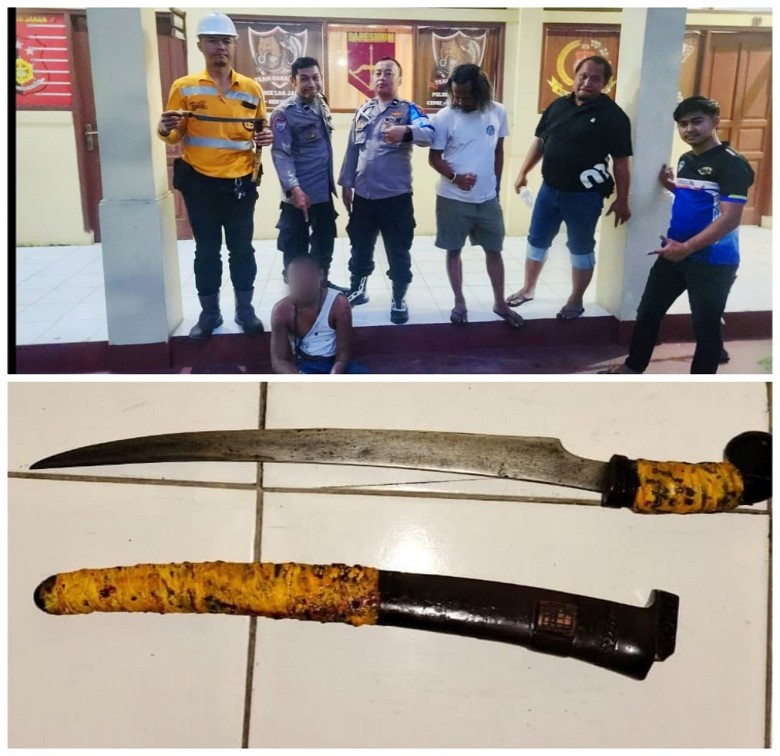 Bawa Sajam, Seorang Pria di Loa Janan Diamankan Polisi