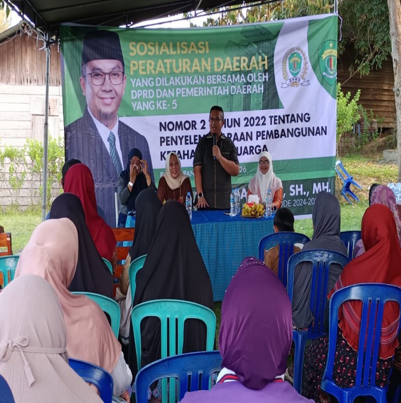 Sosialisasi Perda, DPRD Kaltim Ajak Warga Bangun Keluarga Tangguh