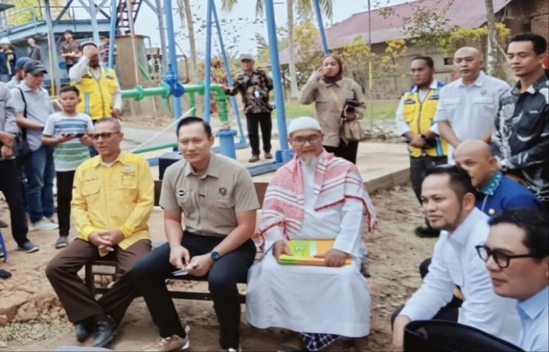 AHY Tinjau IPAM Teritip, Balikpapan Defisit Air Bersih 1.000 Liter per Detik