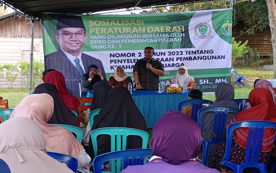 Sosialisasi Perda, DPRD Kaltim Ajak Warga Bangun Keluarga Tangguh