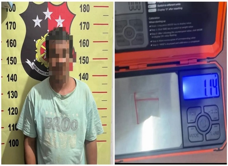 Polisi Tangkap Kurir Sabu di Kebun Sawit Kembang Janggut
