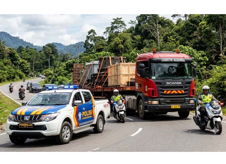 Polres Berau Wajibkan Pengawalan Kendaraan Berat, Jembatan Vital Tak Boleh Lagi Jadi Taruhan