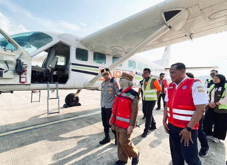 Bupati Sri Juniarsih Minta BNPB-BMKG Lanjutkan Operasi Modifikasi Cuaca hingga Karhutla Benar-benar Terkendali