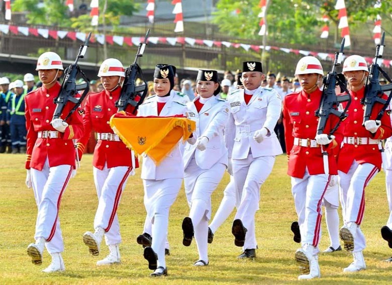 Kibar Merah Putih di Nusantara, Otorita IKN Gelar Upacara Peringatan HUT ke-81 RI